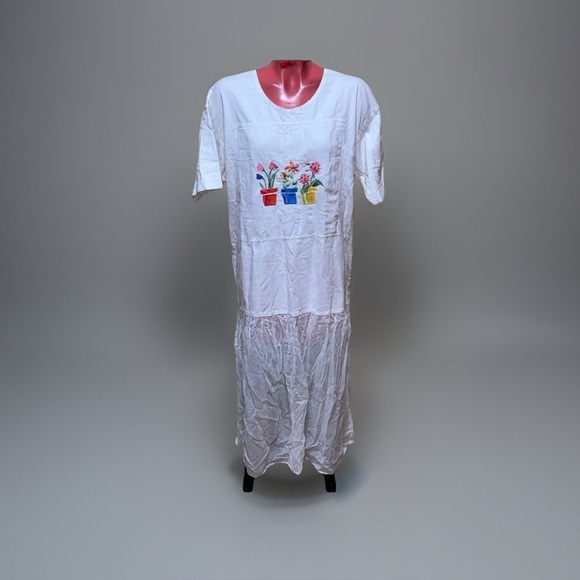 Johnny Was Dresses & Skirts - Vintage rare Johnny Was large dress grandma coastal lounge